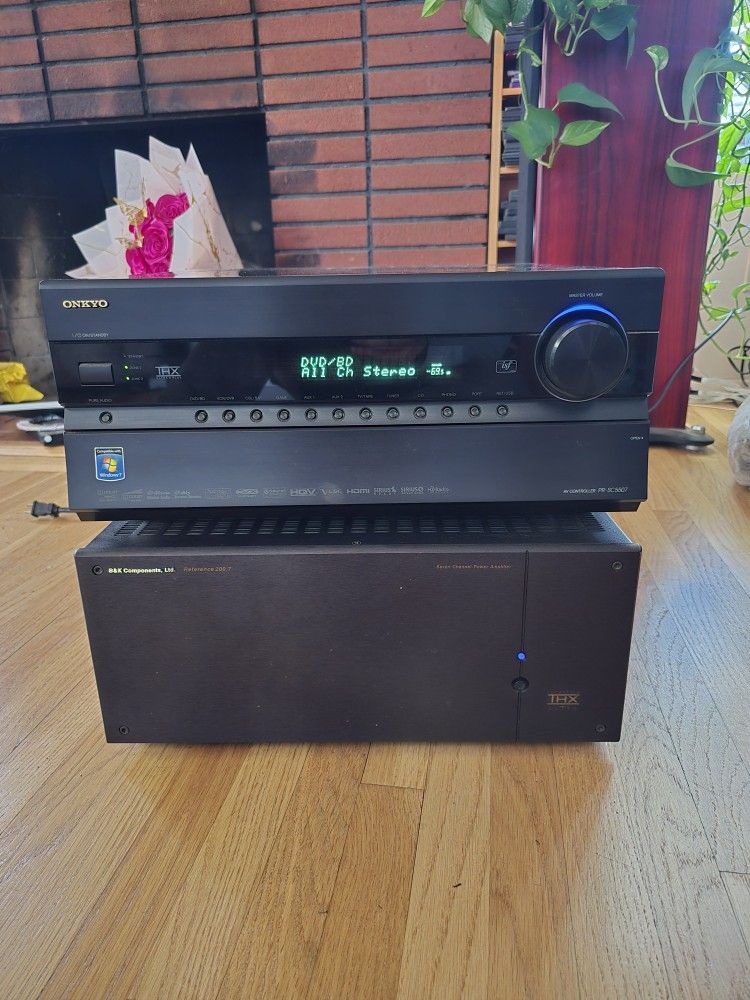 ONKYO Pro Pr-Sc5507 Preamp/Processor & B&K Amplifier