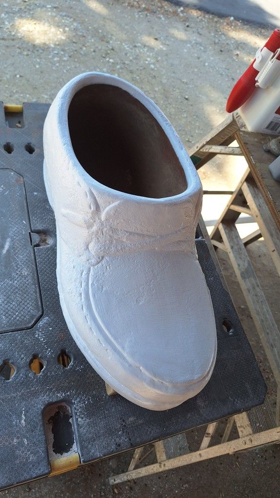 Shoe Planter Pot Ceramic Heavy