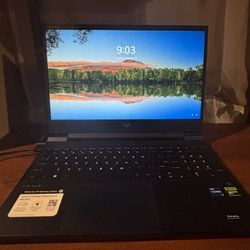 HP Victus 15 Gaming Laptop, Charger, Laptop Case, Ethernet adapter and 50+ Ethernet Cable