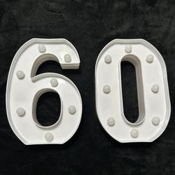 8.5” Led marquee can be used as 60 or 90