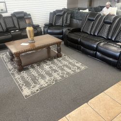 Black Sofa And Loveseat 