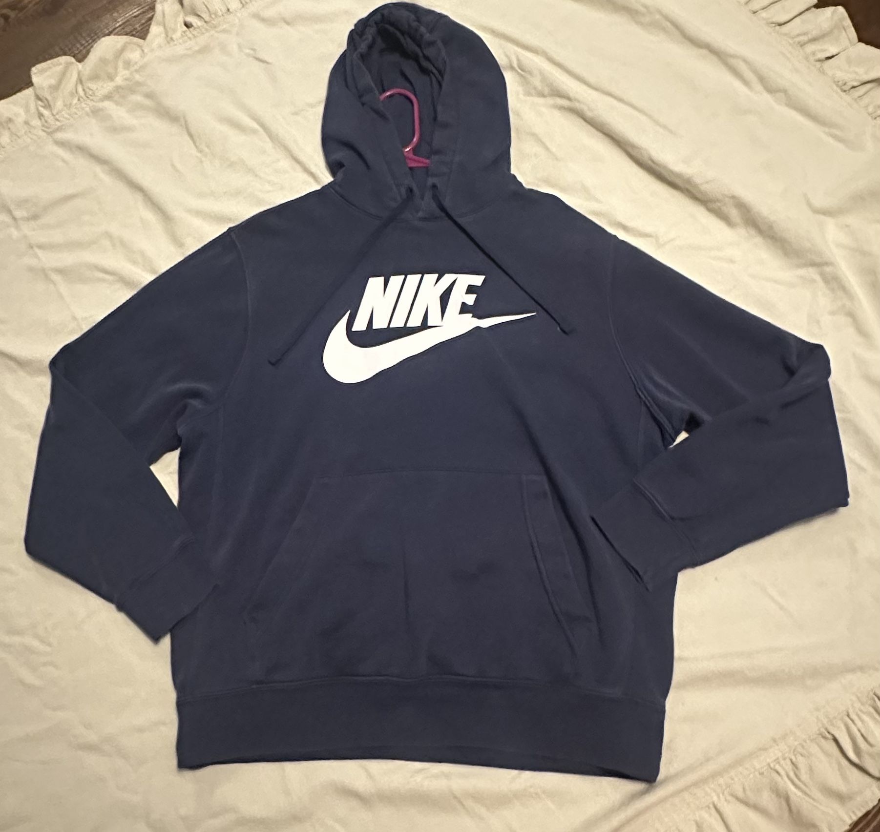Navy Blue Nike Hoodie Size M