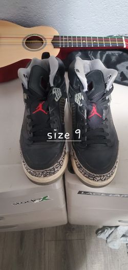 Air Jordan Spizke Black Size 9 Nike 