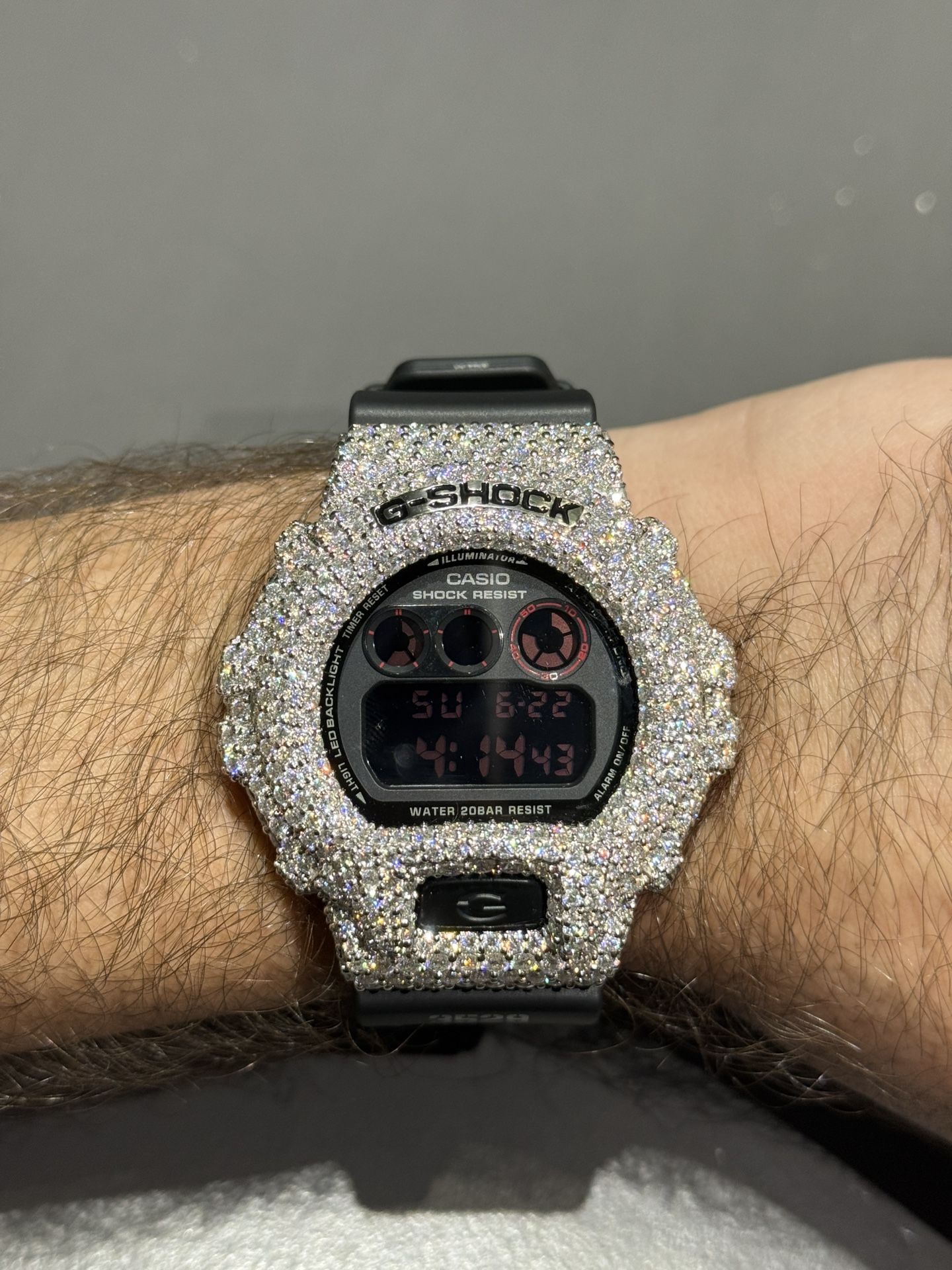 Iced out G Shock Moissanite Watch Handset Men Watches