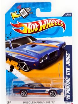2012 Hot Wheels '70 Pontiac GTO Judge