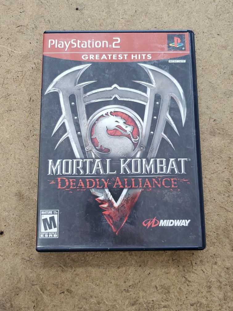 Sony Ps2 Mortal Kombat Deadly Alliance