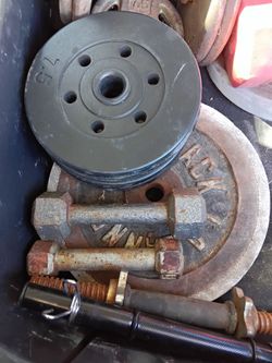 Mixed Weight Plates and Barbell Collars