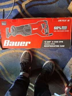 Brand new Bauer 10 amp corded sawzall