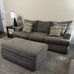 Living Room Bundle | Sofa, Loveseat, Ottoman, Tables