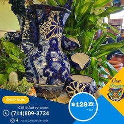 ✨️Talavera fountains with Pump included, available in multiple colors,🇲🇽💥20"tall. 