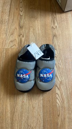 Zara NASA Puffer Slippers Kids brand new with tags