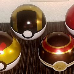 Pokemon TCG Card Tins And Card Holder (Empty)