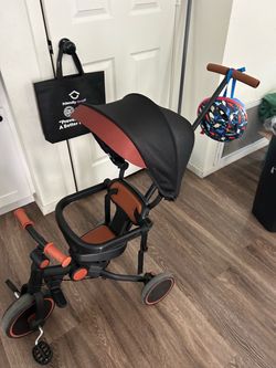 Toddler bike with parent handle
