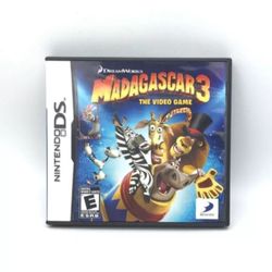 Madagascar 3 Nintendo 3DS Game Complete With Case And Inserts N3DS