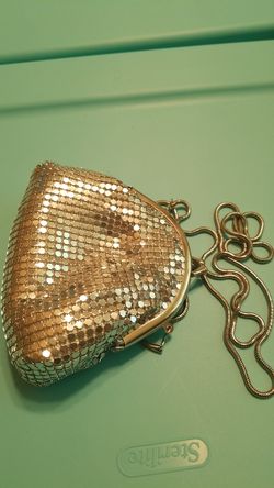 Silver evening bag