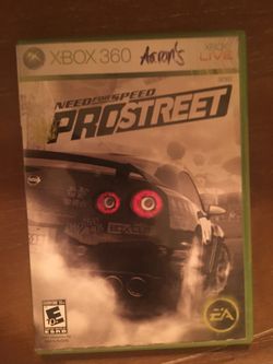 Xbox 360 need for speed pro street
