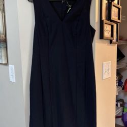 Ann Taylor V-neck Sleeveless Sheath Dress