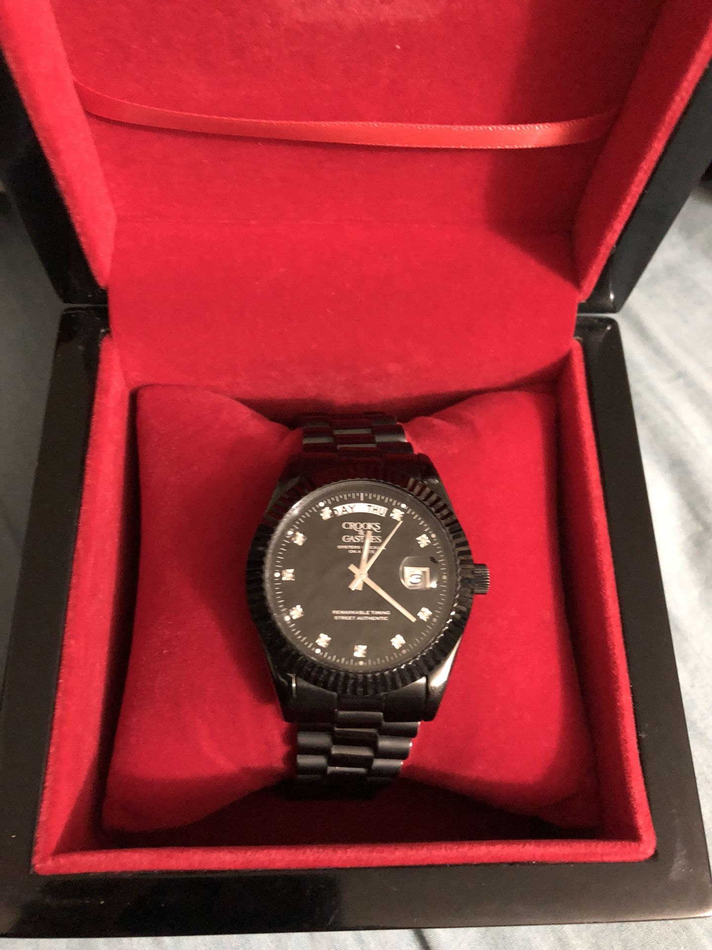CROOKS N CASTLES LIMITED EDITION EL PRESIDENTE WATCH