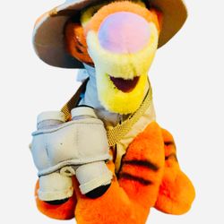 Walt Disney World Safari Tigger 9" Plush Stuffed Animal New With Tags