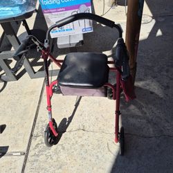 Walker With Seat