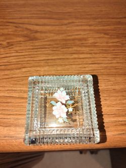 Glass Square Jewelry Box