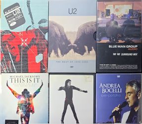 Huge compilation of 34 live concerts on dvds