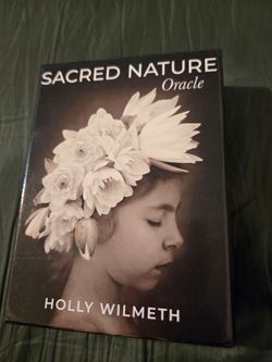 Sacred  nature  oracle  cards with book