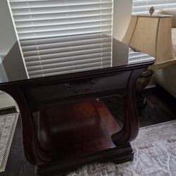 Solid Wood End Table