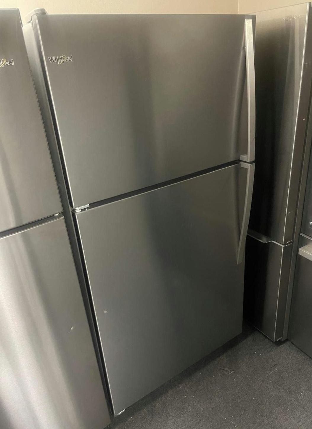 Whirlpool Top Mount Stainless Steel Fridge