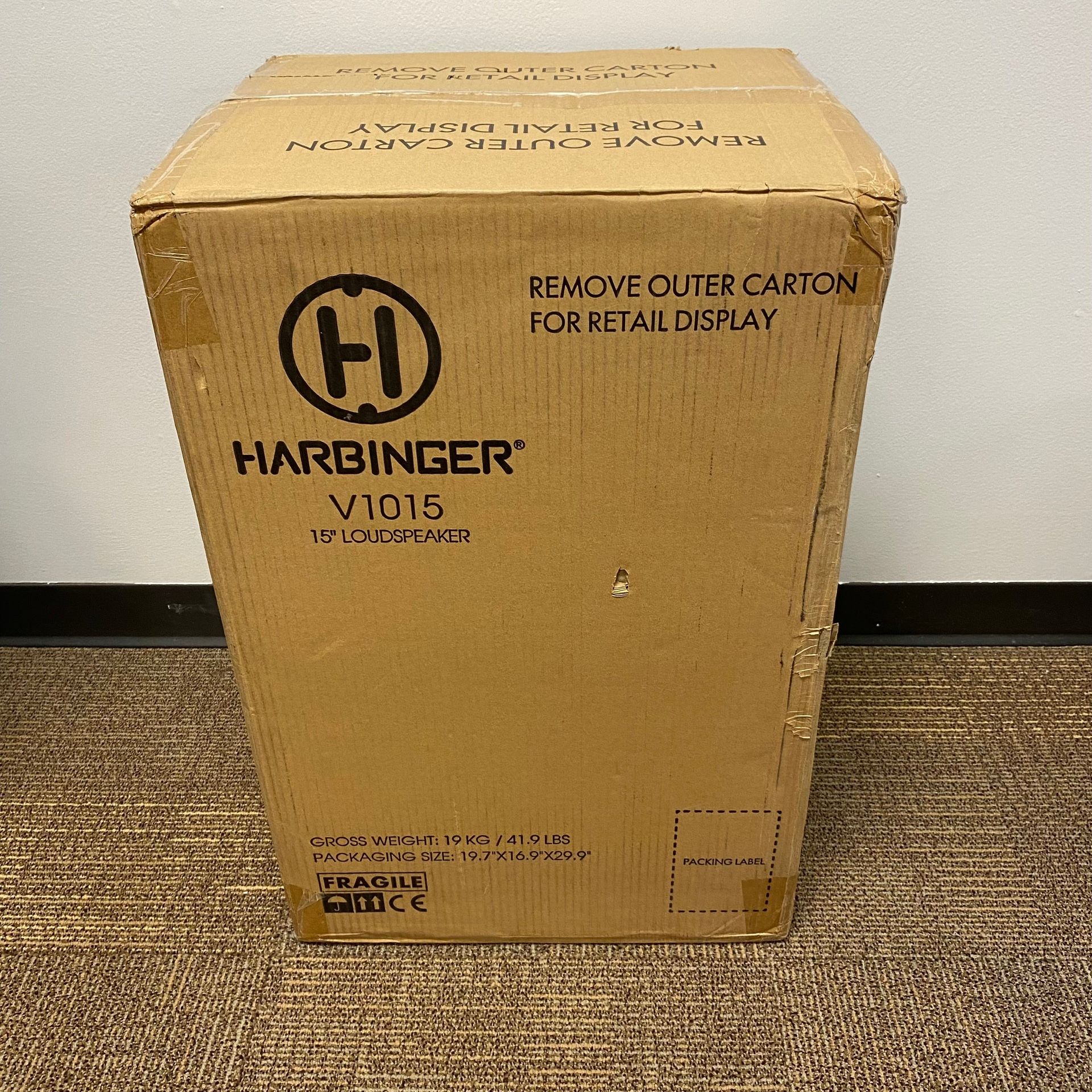 New Harbinger 15" Loudspeaker V1015