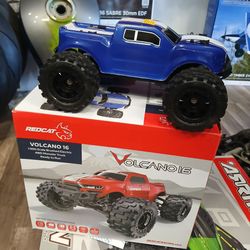 Redcat Volcano 16 RC Monster Truck brand new in a box including battery and a charger