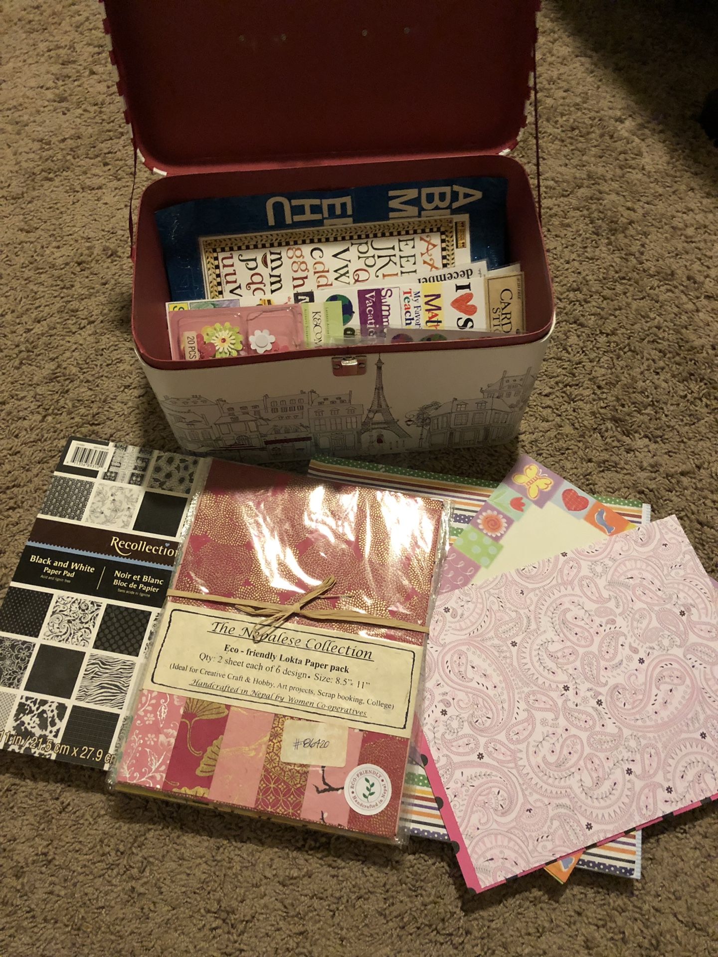 Scrapbooking supplies