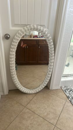 Mirror - Rattan Finish