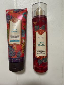 bath and body works fragrance and lotion/body cream. pair already