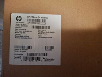 (2) HP E24mv G4 24" Class Webcam Full HD LCD Monitor - 16:9