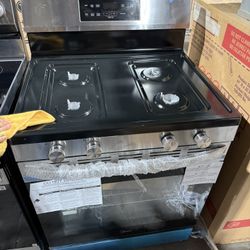 30” New Gas Stove Stainless Steel
