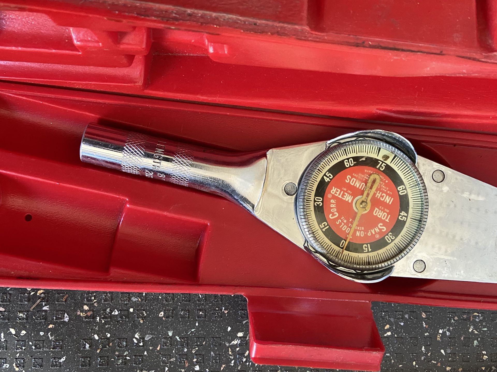 VintageQuarter inch snap on torque wrench