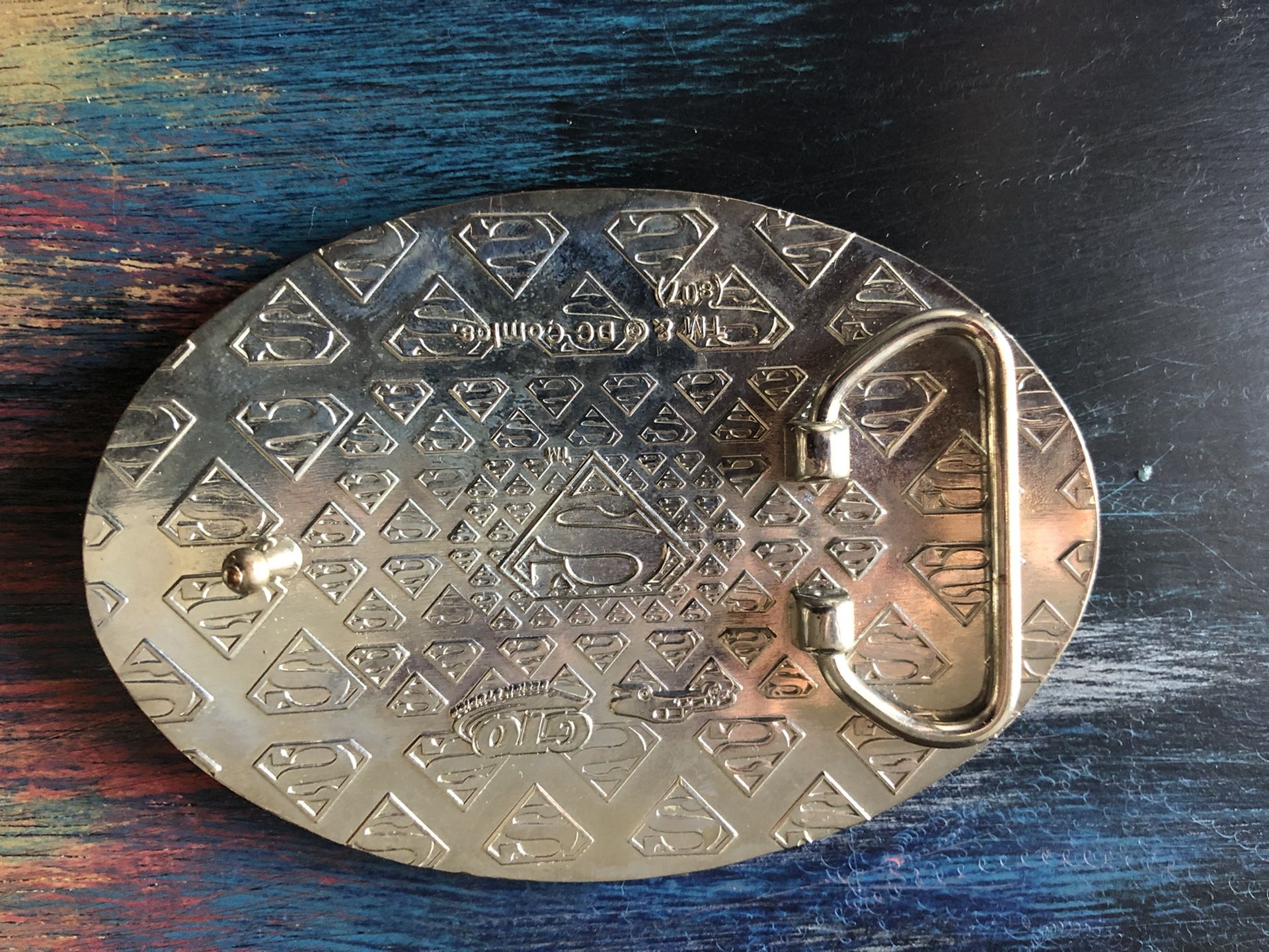 Belt buckle Superman