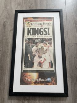 Miami Heat 2012 NBA Finals Poster 