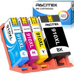 910XL Remanufactured Ink Cartridge Replacement for HP 910 XL Ink Cartridges Combo Pack Compatible with OfficeJet 8025e 8035e 8025 8035 8028 8022 8020