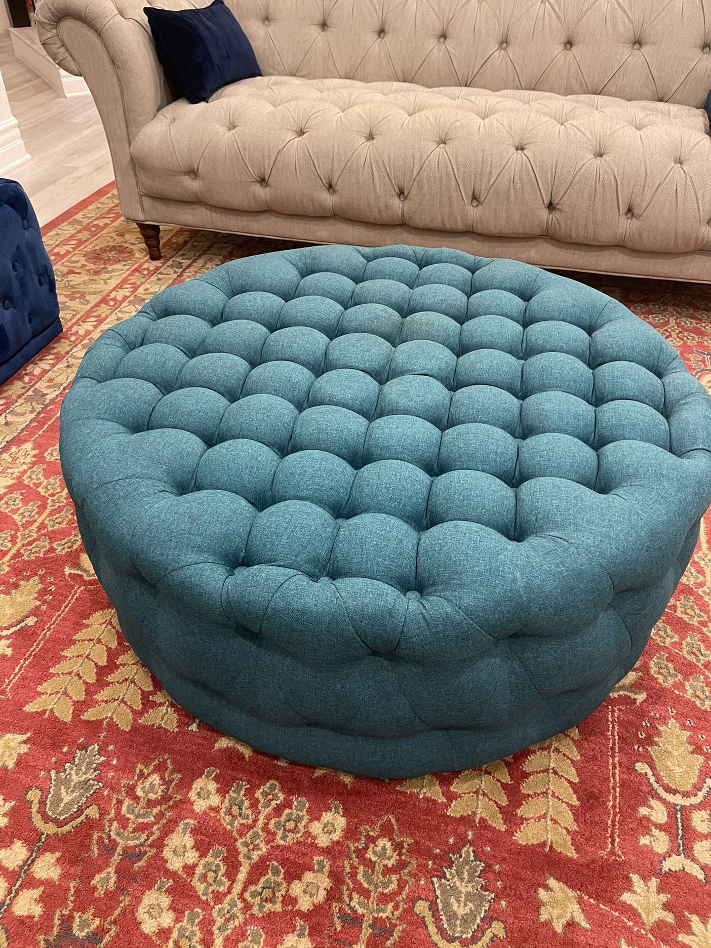 Fabric Ottoman