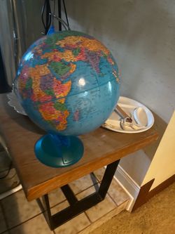Decorative World Globe on Stand