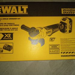 DeWalt 4.5" 20V Max Xr Cordless Brushless Paddle Switch Small Angle Grinder (DCG413R2)