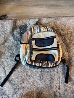 Stylish ￼Hemp backpack