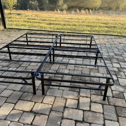 Siena Foldable Metal Bed Frame (1 Cal King)