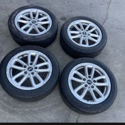 4 - 205/55r17 5x120 5x4.72 Mini Cooper Countryman Wheels Rims Good Tires!!!!!!