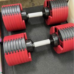New 80lb Adjustable Dumbbells 