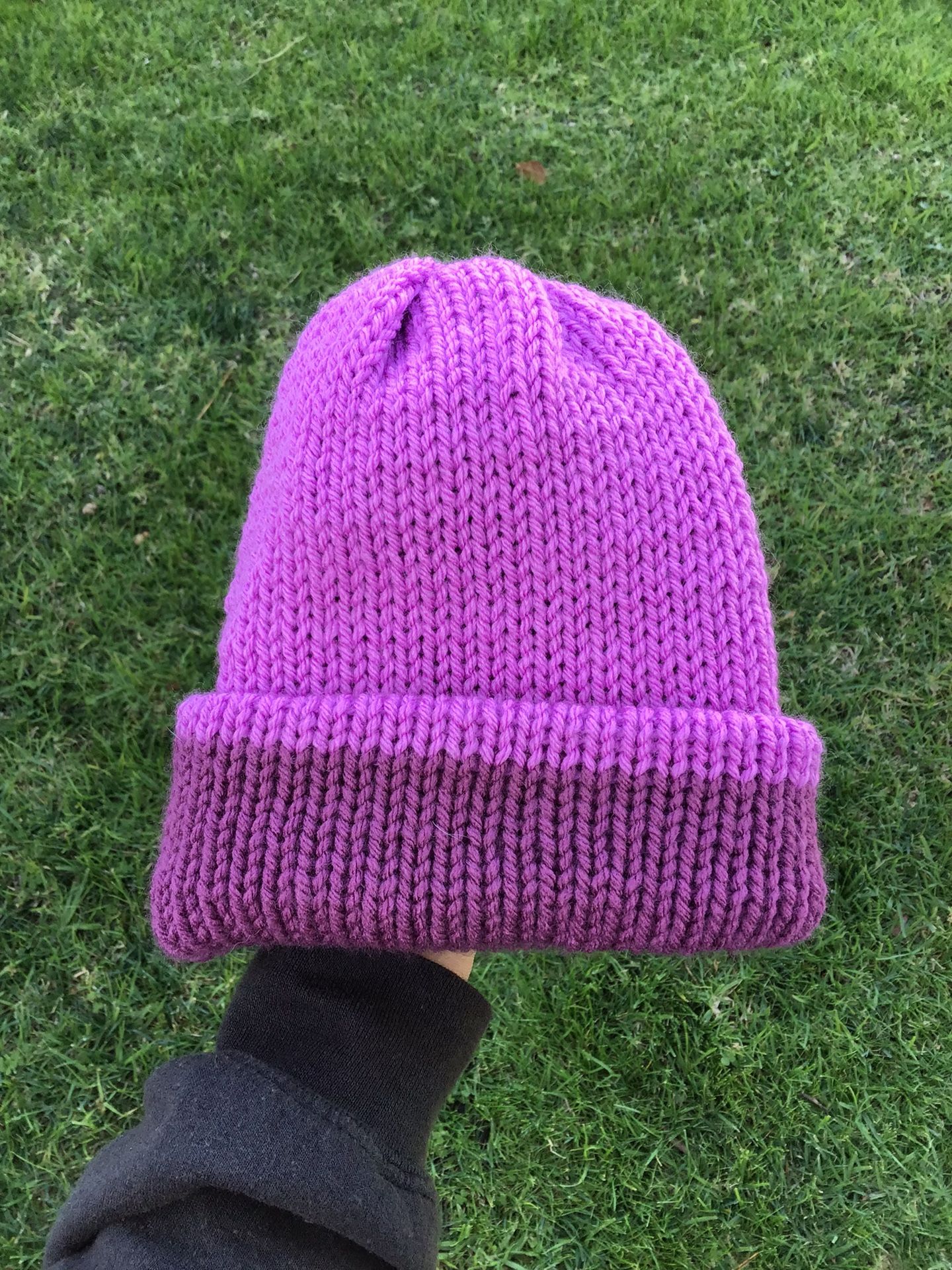 Handmade Crochet Beanie Pink Winter Hat Kids Girls Toddler Baby Babies Gear Clothing