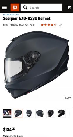 Scorpion EXO - R330 Helmet (Matte Black)