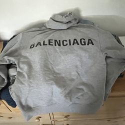 Gray Balenciaga Women’s Hoodie